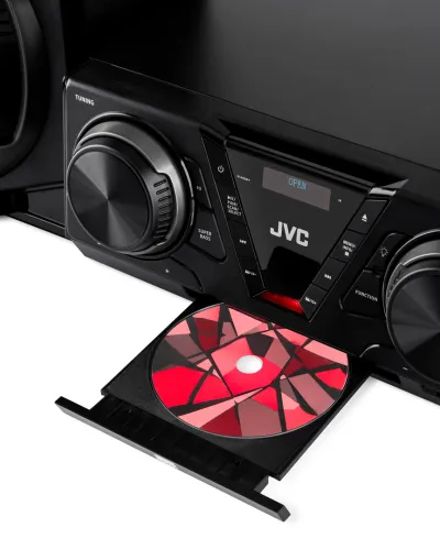 Wieża JVC MX-E325B-DAB Bluetooth Radio FM DAB+ Czarny