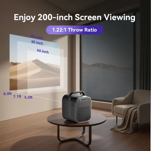 Projektor ETOE Seal Pro LED Full HD Wi-Fi Bluetooth Chromecast Google TV