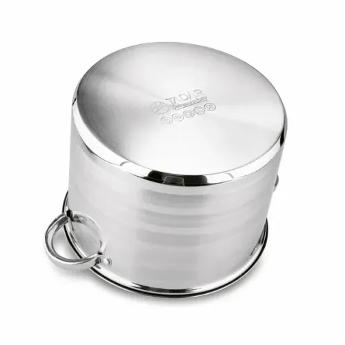 Garnek ze stali nierdzewnej z pokrywką TADAR PASKI 6,5 l