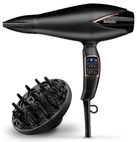 Фен для волос BaByliss Salon Air Brilliance 2200 D665e Ионизационный диффузор холодного воздуха 2200 Вт 2 скорости выдувания 3 уровня температуры