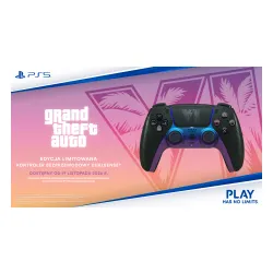 Pad Sony DualSense Grand Theft Auto VI Edycja Limitowana Czarny do PS5 Bezprzewodowy