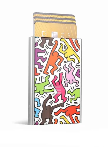 Алюминиевый футляр для карт Tail Design Slider - цвет Keith Haring