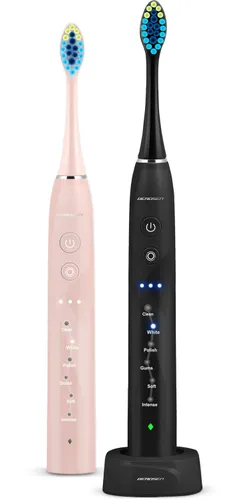 Szczoteczka soniczna BERDSEN Galaxy Duo (2 sztuki) Czarny + Różowy