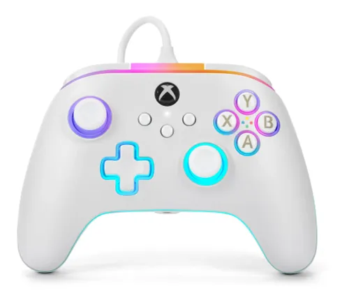 Pad PowerA Advantage Wired Controller Lumectra White do Xbox Series X/S, Xbox One, PC Przewodowy