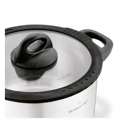 Garnek nierdzewny z pokrywką Starke Pro Sante 3,7 l