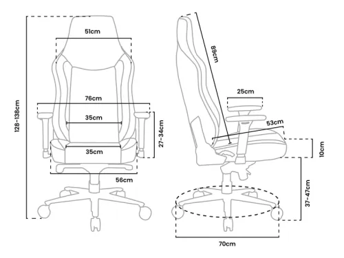 Fotel Arozzi Vernazza XL Soft Fabric Dark Grey Gamingowy do 170kg Tkanina Ciemnoszary