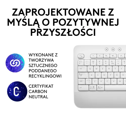 Klawiatura Logitech K650 Signature Biały