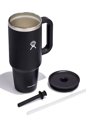 Kubek termiczny ze słomką Hydro Flask All Around Travel Tumbler 1182 ml - black