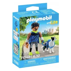 PLAYMOBIL MY LIFE 71740 BIEGACZ Z BORDER COLLIE zestaw dla dzieci 4+