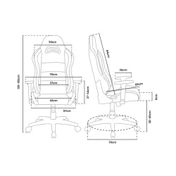 Fotel Arozzi Torretta Supersoft Pure Black Gamingowy do 120kg Tkanina Czarny