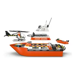 LEGO 60504 City Łódź ratunkowa i helikopter straży przybrzeżnej