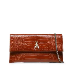 Patrizia Pepe 2b5460 / L030-B665 maro / Croco Bag