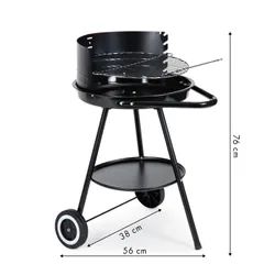 Grill ogrodowy okrągły ruszt z regulacją wysokości rusztu MultiGarden