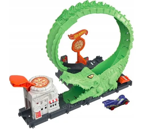Hot Wheels Zestaw tematyczny pętla krokodyla