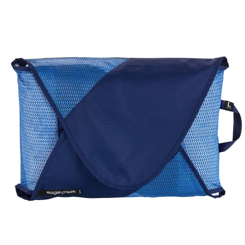 Pokrowiec Eagle Creek Pack-It Reveal Garment Folder L - aizome blue / grey