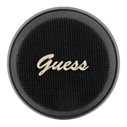 Głośnik mobilny GUESS Magnetic Script Metal Czarny