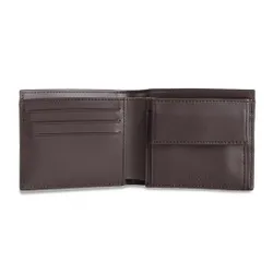 Мужской кошелек Lacoste Large Billfold &amp; Coin Nh1112fg Dark Brown 028