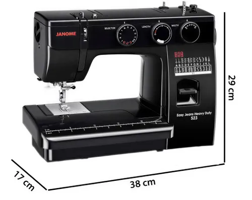 Maszyna do szycia JANOME HD523 Czarny