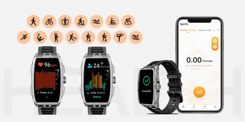 Smartwatch IMIKI Master Band Srebrny