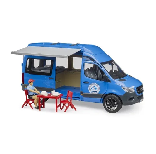 BRUDER Pojazd MB Sprinter Camper z figurką i akcesoriami