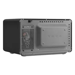 Kuchenka mikrofalowa SMEG Collezione MOC01BLMEU 1900W średnica 28 cm pojemność 29l Technologia Inverter Auto Defrost Quick Start Czarny