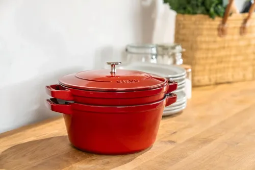Zestaw garnków Staub 40508-384-0 Indukcja Żeliwo 3 elementy