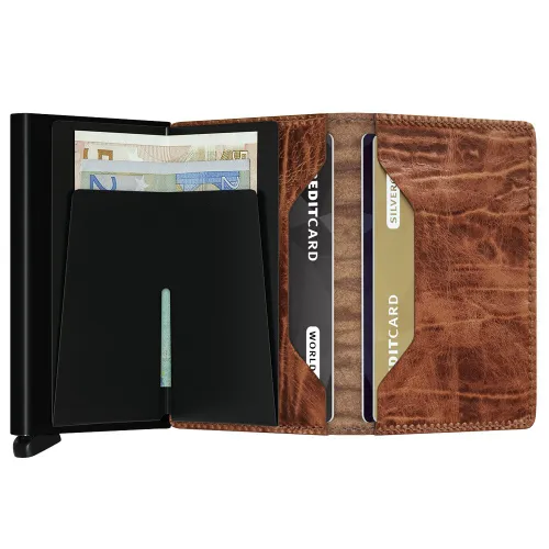 Mały portfel RFID Slimwallet Secrid Dutch Martin - whiskey