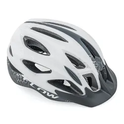 Kask rowerowy AUTHOR Flow X9 Biało-czarny MTB (rozmiar L)