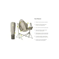 Krzesło turystyczne Nemo Stargaze™ EVO-X Folding Reclining Camp Chair - smokey olive