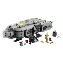LEGO STAR WARS 75445 Mandalorian Grogu Anzellański statek, zestaw klocków