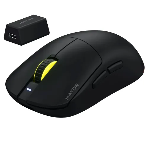 Myszka gamingowa Hator Quasar 3 Ultra 8K Wireless Czarny