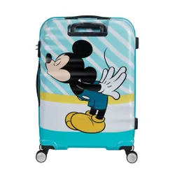 American Tourister Wavebreaker Disney Orta Bavul-Mickey blue kiss