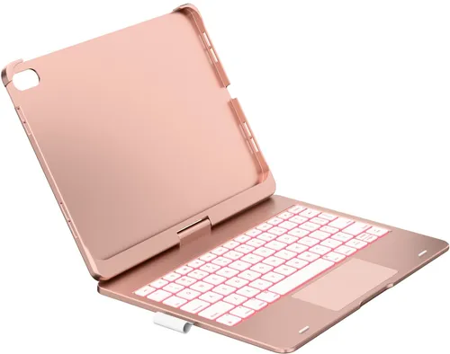 Etui na iPad TYPECASE Flexbook Touch Różany Klawiatura
