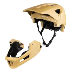 Kask rowerowy dla dorosłych full face Force Venom z odpinaną szczęką