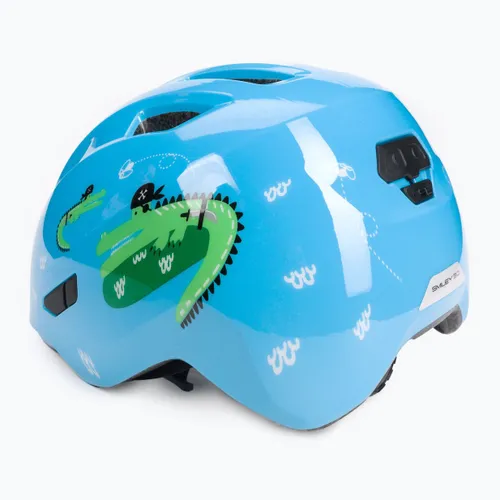 Kask rowerowy dziecięcy ABUS Smiley 3.0 blue croco