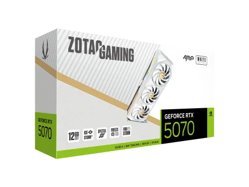 Karta graficzna Zotac Gaming GeForce RTX 5070 AMP White Edition 12GB GDDR7 192bit DLSS 4