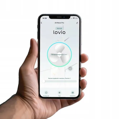 Wentylator LOVIO AirWave PRO LVTF202Y24C-BK Czarny