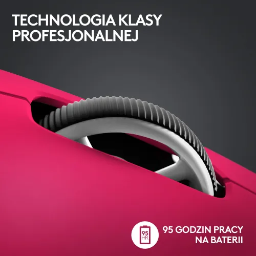 Myszka gamingowa Logitech G Pro X Superlight 2 - różowy