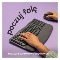 Klawiatura membranowa Logitech Wave Keys - grafitowy