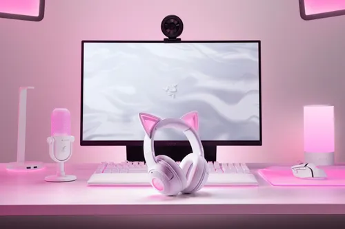 Słuchawki RAZER Kraken Kitty V2 BT Bezprzewodowe, Nauszne, Dźwięk przestrzenny Biały
