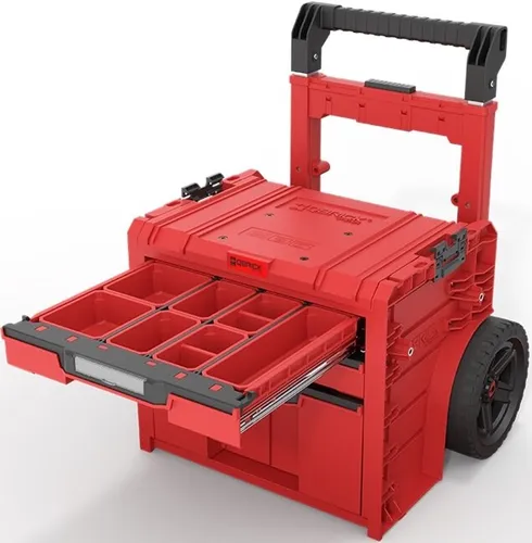 Skrzynka narzędziowa QBRICK System PRO Cart 2.0 Plus Drawer 3 Red Ultra HD Custom
