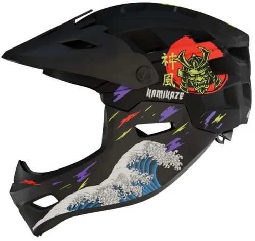 Kask KAMIKAZE Ronin Czarny Full Face (rozmiar M)