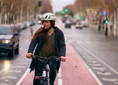 Kask rowerowy LAZER CityZen KinetiCore Zielony Miejski (rozmiar L)