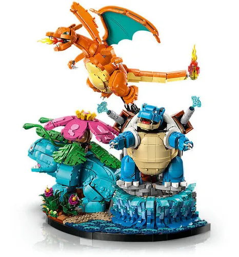 LEGO 72153 Pokémon Venusaur, Charizard i Blastoise