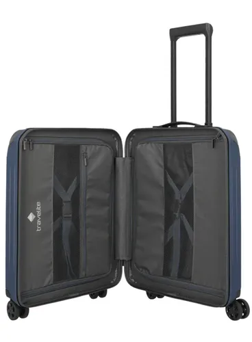 Walizka kabinowa Travelite Dynamiic - denim blue