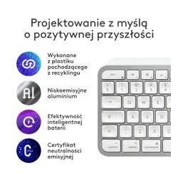 Klawiatura membranowa Logitech MX Keys S dla Mac Szary