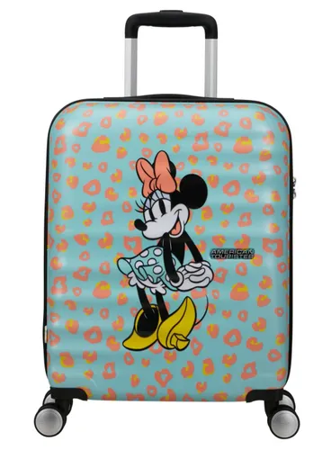 Walizka kabinowa American Tourister Wavebreaker Disney - Minnie pastel dot