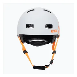 Kask dziecięcy UVEX Kid 3 CC dirtbike light grey/orange
