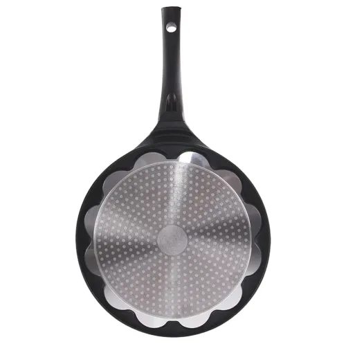 Patelnia do pancakes aluminiowa nieprzywierająca GRANDE CZARNA 27 cm