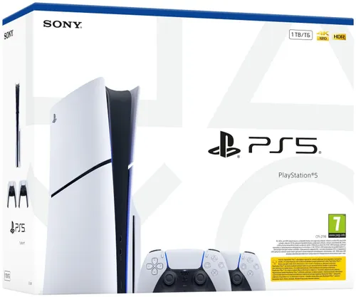 Sony PlayStation 5 Slim Chassis E + 2DS | 1TB | Blu-ray